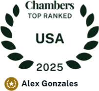 chambers ranked USA 2025 - alex gonzales